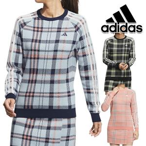 adidas（アディダス） ゴルフウェア MKS40 タータンチェック クルー