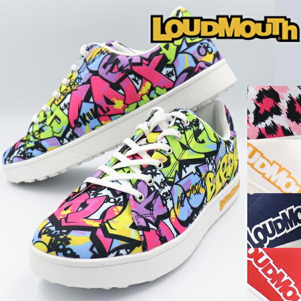 ラウドマウス ユニセックス スパイクレス シューレース ゴルフシューズ LM-GS0002【22】L...