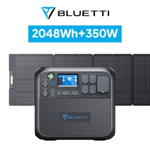 BLUETTI ポータブル電源 ソーラーパネル セット AC200MAX+PV350 大容量 蓄電池 家庭用 2000Wh リン酸鉄リチウムイオン 電動工具 容量増設可 発電機 防災グッズ｜BLUETTI JAPAN ヤフーショップ