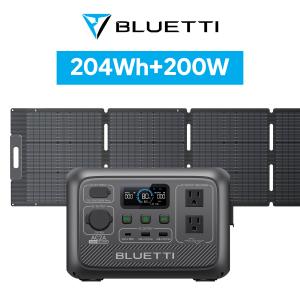 BLUETTI ポータブル電源 ソーラーパネル セット AC2A+200W 204Wh/300W 小型軽量 家庭用 蓄電池 5年保証 (サージ600W) UPS機能 アウトドア用｜BLUETTI JAPAN ヤフーショップ