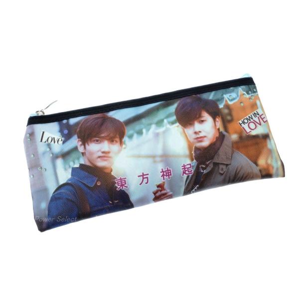 東方神起 チャンミン ユノ ユンホ グッズ ペンケース ポーチ 小物入れ コスメポーチ