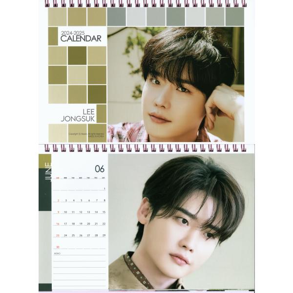 イジョンソク グッズ 卓上 カレンダー (写真集 カレンダー) 2024~2025年 (2年分) +...
