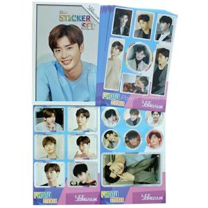 イ ジョンソク グッズ ステッカーセット 87枚入 フォトステッカー/ シールセット + カバーケー...