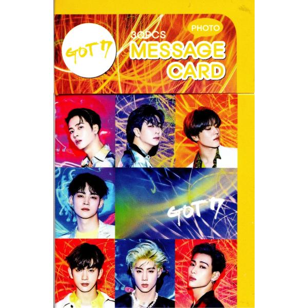 GOT7 グッズ フォトメッセージカード （ブックマーク、タグ) 30枚セット