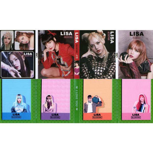 BLACKPINK ブラックピンク LISA リサ グッズ メモ帳 80枚セット 写真入り メモパッ...