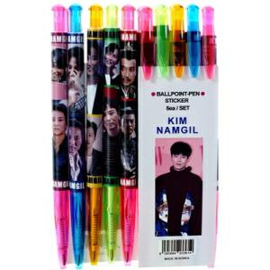 キム ナムギル Kim NamGil グッズ【 ボールペン 5本セット 】+ ステッカー