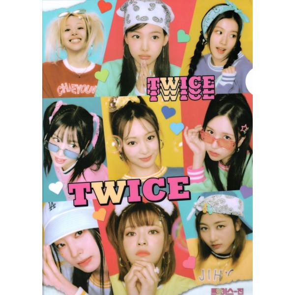 TWICE トゥワイス グッズ グラフィック クリアファイル A4サイズ Ver.1