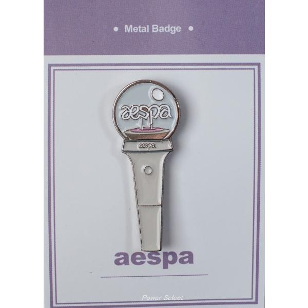 aespa エスパ グッズ ピンバッジ ピンバッチ メタルバッジ ピンズ K-POP