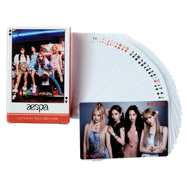 aespa エスパ グッズ トランプ カード ゲーム 54枚セット フォトカードセット