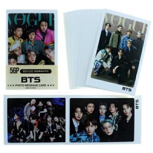 BTS グッズ フォトメッセージカード 56枚 トレカ カード ミニ ポストカード K-POP グッ...