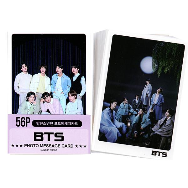 BTS グッズ フォトメッセージカード 56枚 トレカ カード ミニ ポストカード K-POP