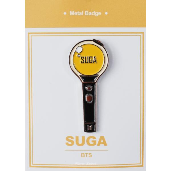 BTS SUGA シュガ グッズ ピンバッジ ピンバッチ メタルバッジ ピンズ K-POP