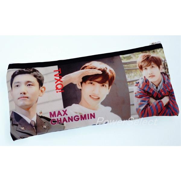 東方神起 チャンミン グッズ 【ペンケース ポーチ 小物入れ コスメポーチ 】