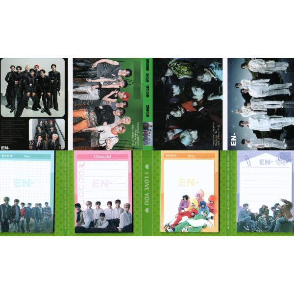 ENHYPEN エンハイフン グッズ メモ帳 80枚セット 写真入り メモパッド K-POP