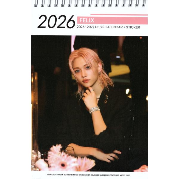 Stray Kids ストレイキッズ フィリックス グッズ 卓上 カレンダー 写真集 2026~20...