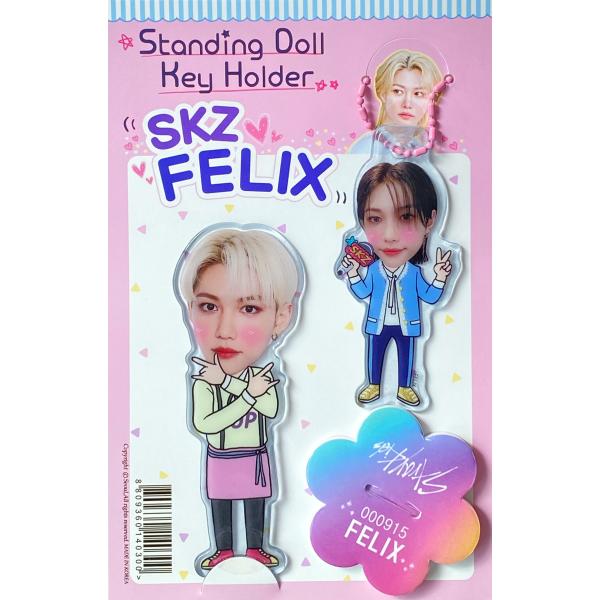 STRAY KIDS ストレイキッズ スキズ Felix フィリックス グッズ キーホルダー + ス...