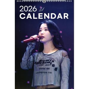 IU アイユー グッズ 大判 壁掛け カレンダー 2024年 (令和6年) + カレンダー ステッカーセット｜powerselect