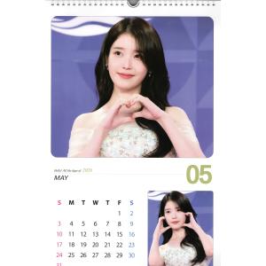 IU アイユー グッズ 大判 壁掛け カレンダ...の詳細画像3