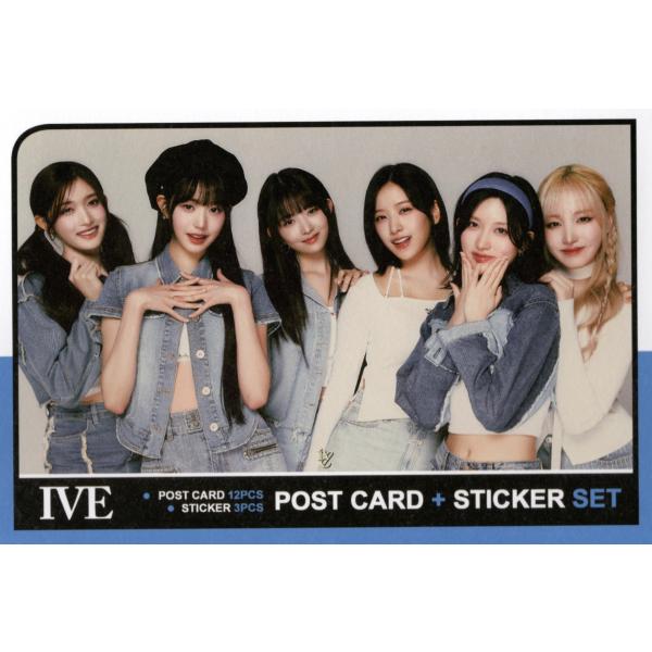 IVE アイヴ アイブ グッズ ポストカード セット ( ポストカード 12枚 + ステッカー 3枚...