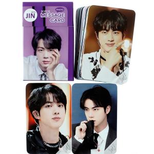 BTS JIN ジン グッズ フォトメッセージカード （ブックマーク、タグ) 30枚セット K-POP