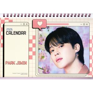 BTS ジミン グッズ 卓上 カレンダー (写真集 カレンダー) 2025~2026年