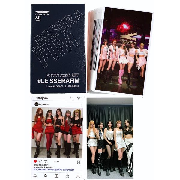 LE SSERAFIM ルセラフィム グッズ スペシャルフォトカードセット 60枚 トレカ インスタ...