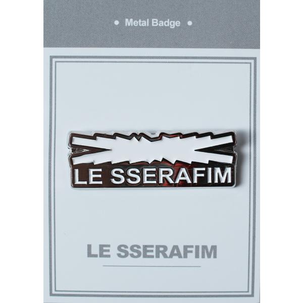 LE SSERAFIM ルセラフィム グッズ ピンバッチ メタルバッジ ピンバッジ  ピンズ