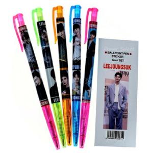 イ・ジョンソク LeeJongSuk イジョンソク グッズ 【 ボールペン 5本セット 】+ ステッ...