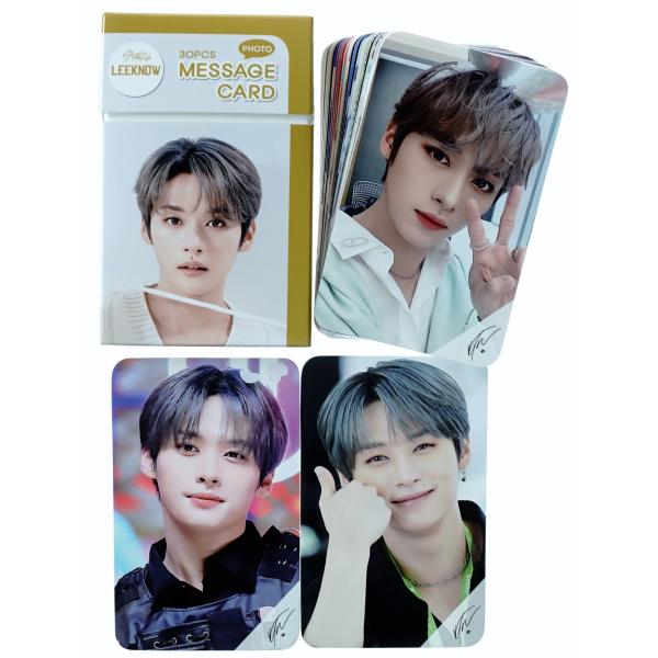 Lee Know リノ グッズ フォトメッセージカード (ブックマーク、タグ) 30枚セット STR...