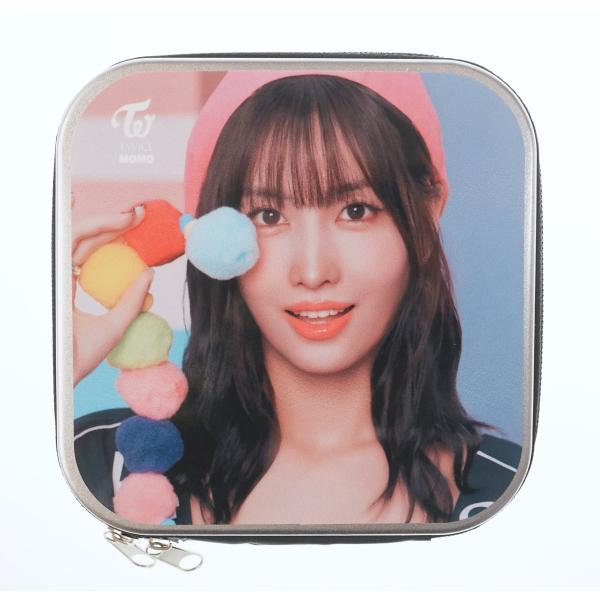 TWICEトゥワイスMOMO モモ グッズ CDケース/DVDケース (20枚収納 可能) K-PO...