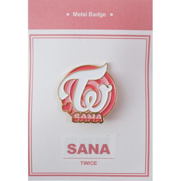 TWICE トゥワイス SANA サナ グッズ ピンバッジ ピンバッチ メタルバッジ ピンズ K-P...