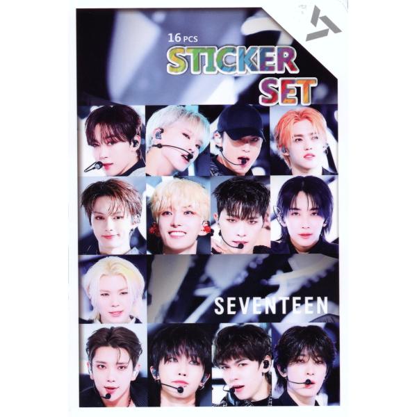 seventeen セブンティーン グッズ ステッカーセット 87枚入 フォトステッカー/ シールセ...