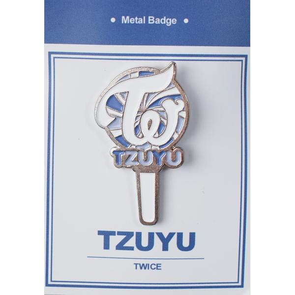 TWICE トゥワイス TZUYU ツウィ グッズ ピンバッジ ピンバッチ メタルバッジ ピンズ K...
