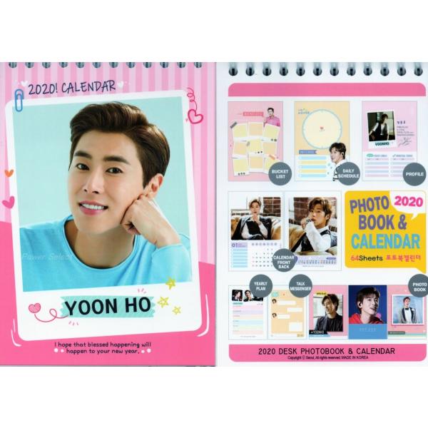 東方神起 ユノ ユンホ グッズ 2020年 (令和2年) フォトブック + 写真集 カレンダー (卓...