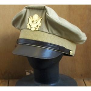 激レア　精密復刻版　アメリカ軍将校用制帽 ww2 米軍 将校用制帽 レプリカ アメリカ軍 | Shop at Mercari