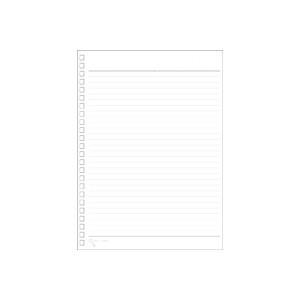 （まとめ）LIHITLAB ツイストリング・ノートA5B罫リーフ N-1650 30枚〔×20セット...