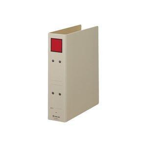 （まとめ）キングジム 保存ファイル 4355 B5S 50mm 灰／赤〔×10セット〕