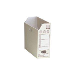 （まとめ） ペーパーシスボックス A4判ヨコ型（収納幅95mm） SBF-102C-70 ホワイトグ...