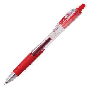 (まとめ) ゼブラ 油性ボールペン スラリ 0.5mm 赤 BNS11-R 1本 〔×60セット〕