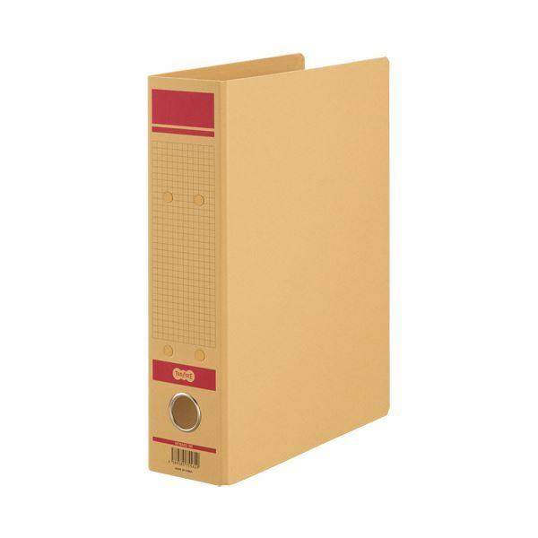 （まとめ）TANOSEE保存用ファイルN(片開き) A4タテ 500枚収容 50mmとじ 赤 1セッ...