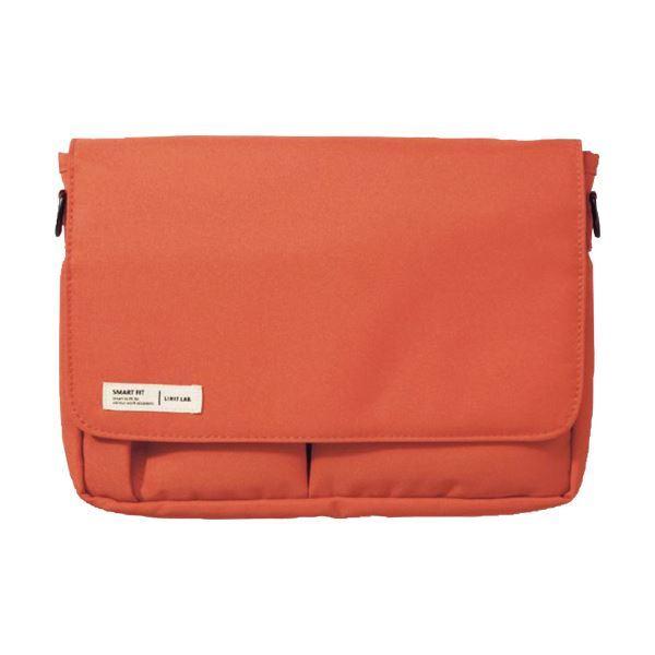 （まとめ）リヒトラブ SMART FITキャリングポーチ A5 オレンジ A-7575-4 1個〔×...
