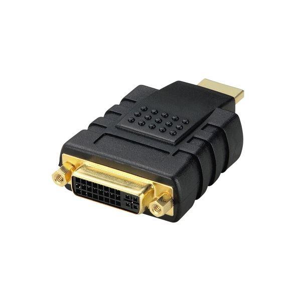 （まとめ）エレコム DVI HDMI変換アダプタ(DVI-D24pin)メス-HDMIオス AD-D...