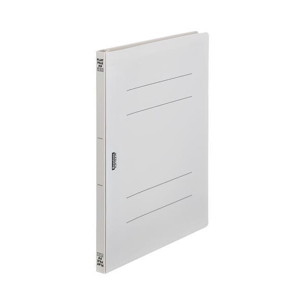(まとめ）ビュートン フラットファイルPP A4S FF-A4S-GY 10冊〔×5セット〕