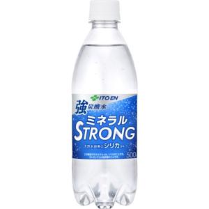 〔ケース販売〕伊藤園 PETミネラルストロング 強炭酸水 500ml 〔×48本セット〕
