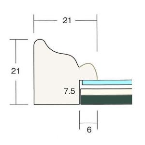 〔 軽量水彩額 〕 水彩額 F10号 ホワイト...の詳細画像3