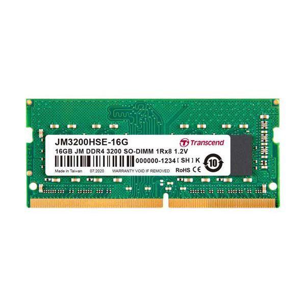 トランセンド DDR4 3200MHzSO-DIMM 1R×8 16GB JM3200HSE-16G...