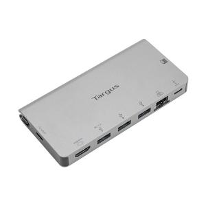 Targus USB-C 4K HDMIドッキングステーション カードリーダー 100W PDパススルー充電対応 シルバー DOCK414 1個｜powerstone-kaiundou