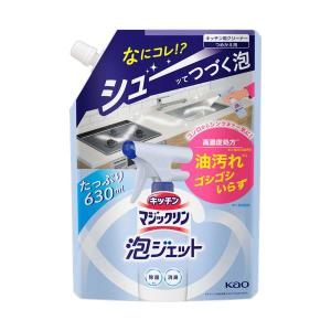 （まとめ）花王 キッチンマジックリン 泡ジェットつめかえ用 630ml 1個〔×3セット〕｜powerstone-kaiundou