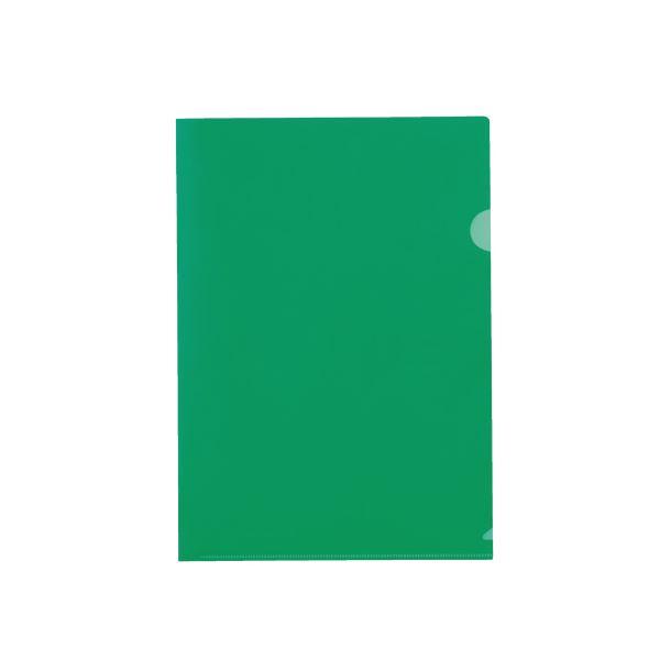 〔まとめ〕 スマートバリュー カラーホルダー A4緑20枚 D611J-GR 〔×5セット〕