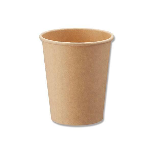 シモジマHEIKO 紙コップ ペーパーカップ アイス・ホット兼用 8オンス（295ml） 未晒 口径...